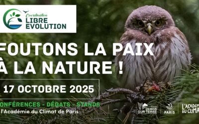 Foutons la paix à la nature ! Conférences & rencontres le 17 octobre à l’Académie du Climat à Paris